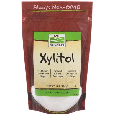 Ксилитол (сахарозаменитель), Xylitol, Now Foods, 454 г - фото