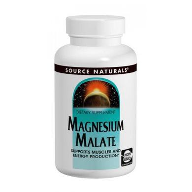 Магний + яблочная кислота 625 мг, Source Naturals, 100 капсул - фото