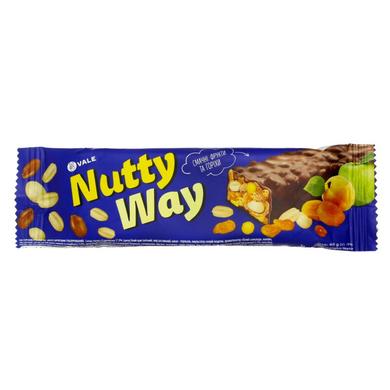 Батончик-мюсли Nutty Way, ореховый с фруктами, Vale, 40 г - фото