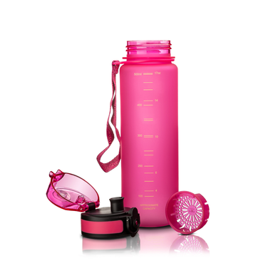 Пляшка для води, рожева, UZspace, 500 мл - фото