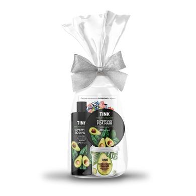 Подарунковий набір, Avocado Lover Set, Tink, 15 г + 250 мл + 250 мл - фото