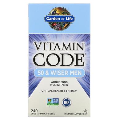 Вітаміни для чоловіків Garden of Life, 50+, 240 капсул - фото