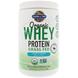 Сироватковий протеїн, солодкуватий смак, Whey Protein, Garden of Life, органік, 480,5 г, фото – 1