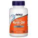 Олія криля, Krill Oil, Now Foods, 500 мг, 120 гелевих капсул, фото – 1