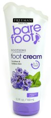 Загоюючий крем для ніг "Лаванда і м'ята", Bare Foot Foot Cream Healing Lavender and Mint, Freeman, 150 мл - фото