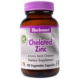 Хелатний цинк, Chelated Zinc, Bluebonnet Nutrition, 90 капсул, фото