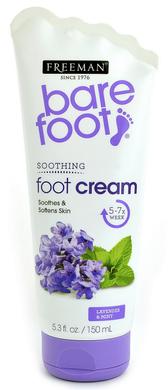 Заживляющий крем для ног "Лаванда и мята", Bare Foot Foot Cream Healing Lavender and Mint, Freeman, 150 мл - фото