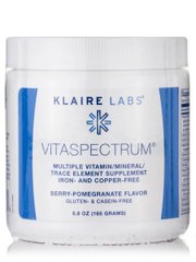 Klaire Labs, Витаминный комплекс, VitaSpectrum, ягодно-гранатовый аромат, 165 г (KLL-01233) - фото