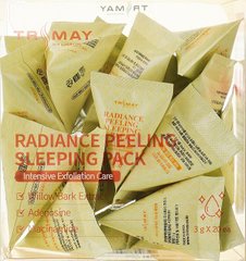 Ночная маска-пилинг для лица, Radiance Peeling Sleeping Pack, Trimay, 20 шт x 3 г - фото