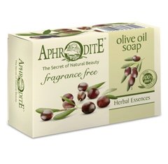 Натуральное оливковое мыло без отдушек, Aphrodite - фото
