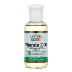 Витамин Е, Vitamin E Oil, 21st Century, 30000 МЕ, 74 мл - фото