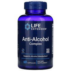 Антиалкогольный комплекс, Anti-Alcohol Complex, Life Extension, 60 вегетарианских капсул - фото