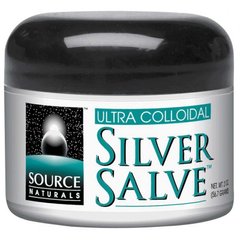 Мазь с коллоидным серебром, Silver Salve, Source Naturals, 56.7 мл - фото