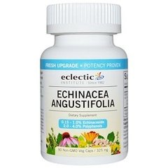 Ехінацея (Echinacea Angustifolia), Eclectic Institute, 325 мг, 90 капсул - фото