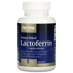 Лактоферин, Lactoferrin, Jarrow Formulas, 250 мг, 60 капсул - фото