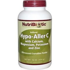 Буферізованние вітамін С, гіпоалергенний, Hypo-Aller C, NutriBiotic, порошок, 454 г - фото