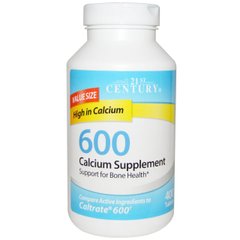 Кальций для костей, Calcium, 21st Century, 400 таблеток - фото