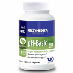 Ферменти рН баланс, pH-Basic, Enzymedica, 120 капсул - фото