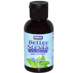 Стевия (без алкоголя), Stevia Liquid, Now Foods, 60 мл - фото