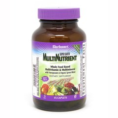 Супер мультивітаміни без заліза, Bluebonnet Nutrition, 45 каплет - фото