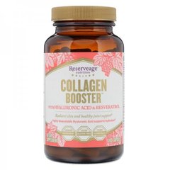Колаген з гіалуроновою кислотою і ресвератролом, Collagen Booster, ReserveAge Nutrition, 120 капсул - фото