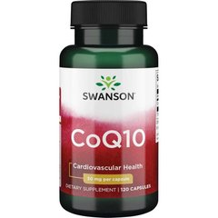 Коэнзим Q10, CoQ10, Swanson, 30 мг, 120 капсул - фото