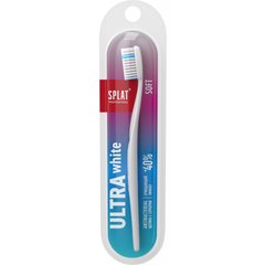 Зубна щітка, Ultra White Soft, голуба, Splat - фото