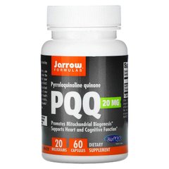 Пирролохинолинхинон (PQQ), Jarrow Formulas, 20 мг, 60 капсул - фото
