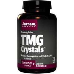 Триметилгліцин, TMG Crystals, Jarrow Formulas, ТМГ кристали, 50 г - фото