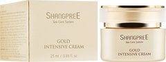 Крем для інтенсивного зволоження сухої і чутливої ​​шкіри обличчя, Gold Intensive Cream, Shangpree, 25 мл - фото