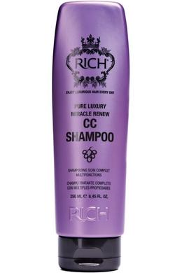 Восстанавливающий шампунь, Pure Luxury Miracle Renew CC Shampoo, Rich, 250 мл - фото