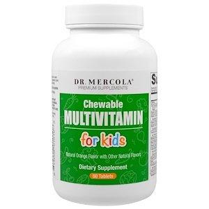 Мультивитамины для детей, Multivitamin for Kids, Dr. Mercola, 60 таблеток - фото