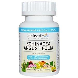 Эхинацея (Echinacea Angustifolia), Eclectic Institute, 325 мг, 90 капсул - фото