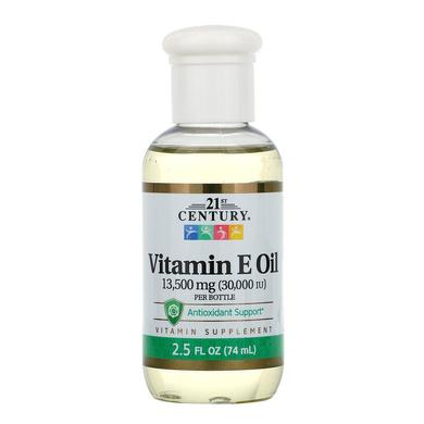 Вітамін Е, Vitamin E Oil, 21st Century, 30000 МО, 74 мл - фото