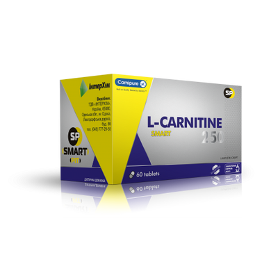 Л-карнитин 250, Smart Pit, 20 таблеток - фото
