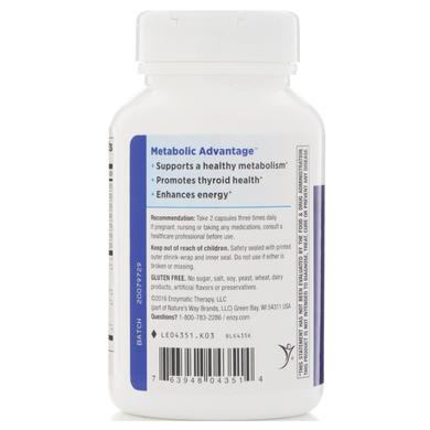 Підтримка щитовидної залози, Metabolic Advantage, Enzymatic Therapy (Nature's Way), 100 капсул - фото