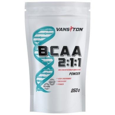 Амінокислотний комплекс BCAA 2:1:1, Vansiton, 250 г - фото
