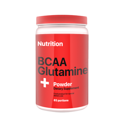 Аминокислота, BCAA + Glutamine Powder, (Клубника), Ab Pro, 1000 г - фото
