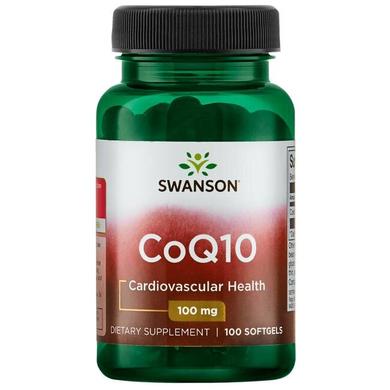 Ультра коензим Q10, Ultra CoQ10, Swanson, 100 мг, 100 гелевих капсул - фото