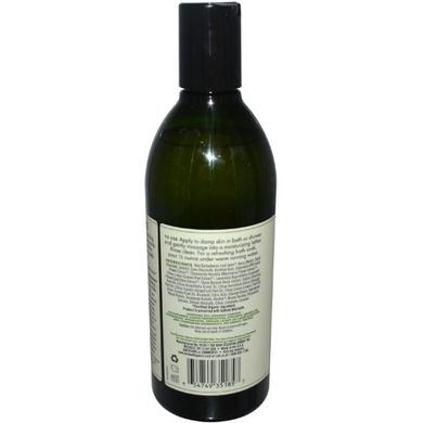 Очищаючий гель для душу, Bath & Shower Gel, Avalon Organics, лимон, 189 мл - фото