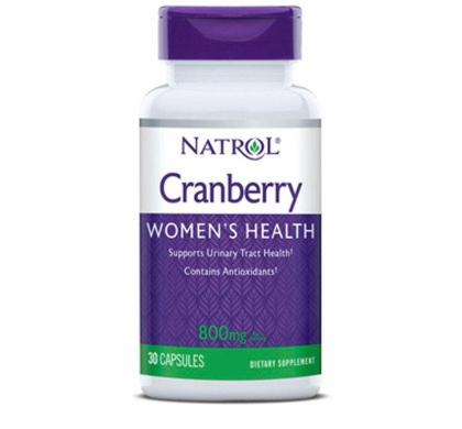 Антиоксиданты Natrol Cranberry Extract 800мг, 30 кап. - фото