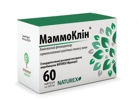 Маммоклин, 400 мг, Naturex, 60 капсул - фото