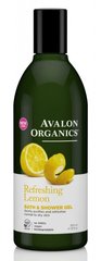 Очищаючий гель для душу, Bath & Shower Gel, Avalon Organics, лимон, 189 мл - фото