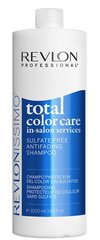 Безсульфатный шампунь антивымывание цвета Revlonissimo Total Color Care, Revlon Professional, 1000 мл - фото
