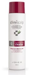 Очищаючий Шампунь для тонкого фарбованого волосся CliniScalp, Joico, 300 мл - фото