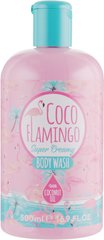 Кремовый гель для душа с маслом кокоса, Coco Flamingo Super Creamy Body Wash, Inecto, 500 мл - фото
