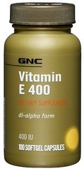 Витамин E 400, Gnc, 90 капсул - фото