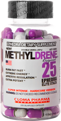 Жиросжигатель, Methyldrene Elite 25, Cloma Pharma, 100 капсул - фото
