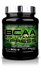 Комплекс аминокислот BCAA с глютамином, BCAA+Glutamine Xpress, Scitec Nutrition, вкус мохито, 300 г - фото