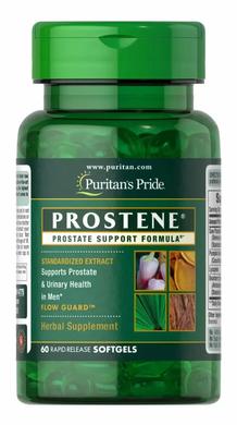 Поддержка простаты, Prostene, Puritan's Pride, 60 гелевых капсул - фото